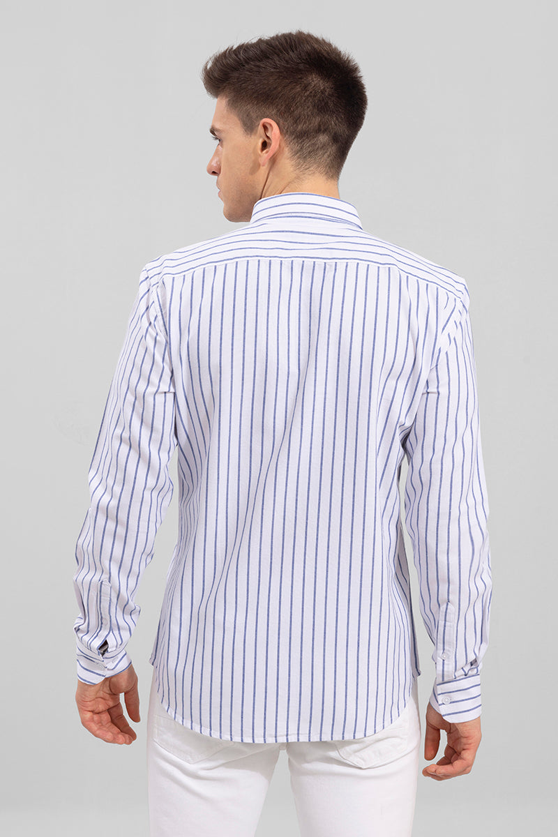 Roman Stripe White Stripe Shirt