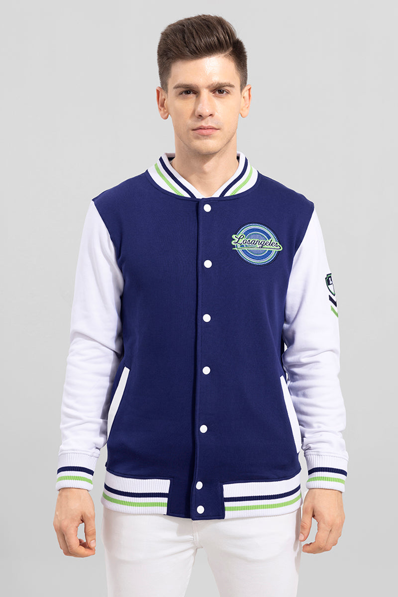 Losangeles Blue Varsity Jacket