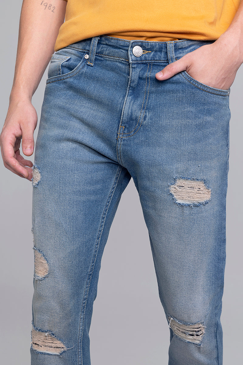 Scuttle Ocean Blue Skinny Jeans