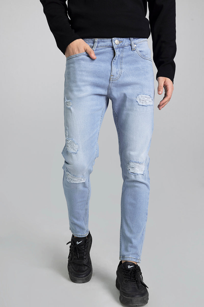 Scuttle Sky Blue Skinny Jeans