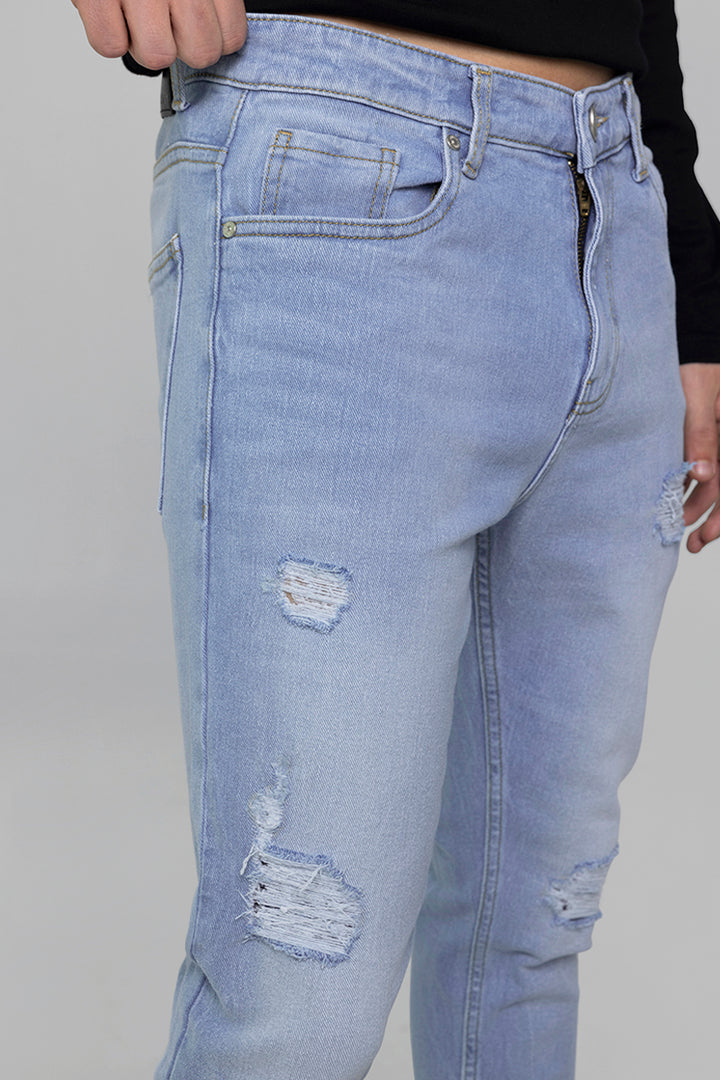 Scuttle Sky Blue Skinny Jeans