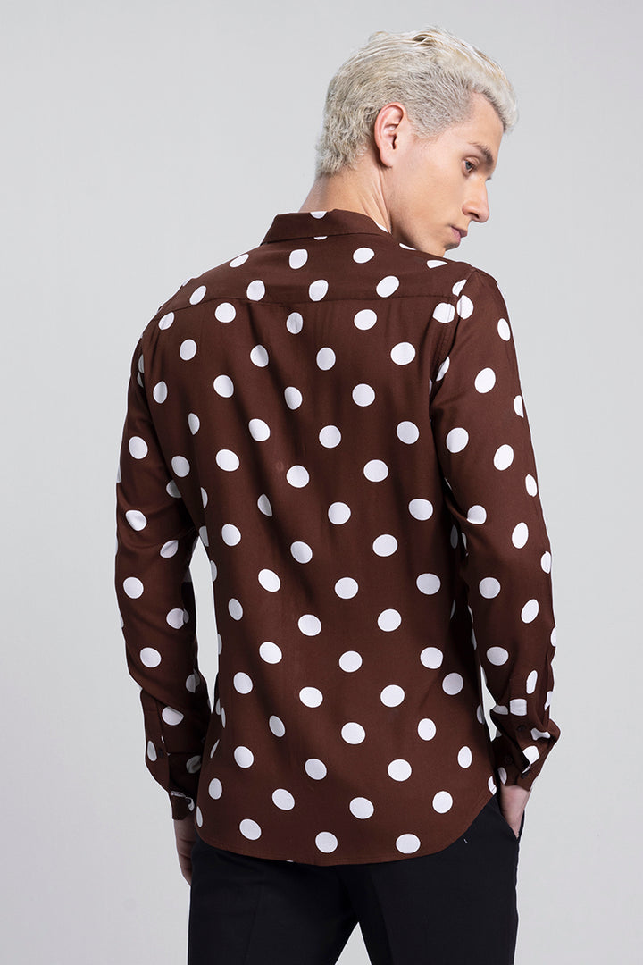 Flecks Brown Polka Dot