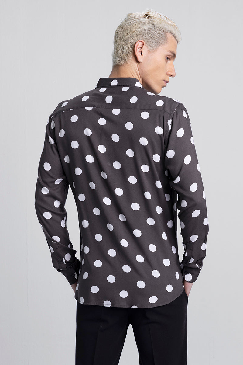 Flecks Grey Polka Dot