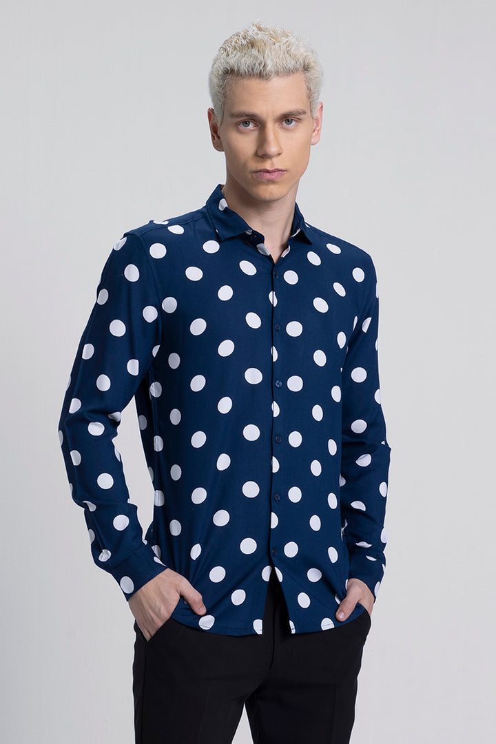 Flecks Blue Polka Dot