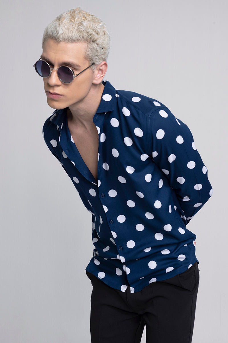 Flecks Blue Polka Dot