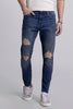 Jack Grunge Blue Skinny Jeans