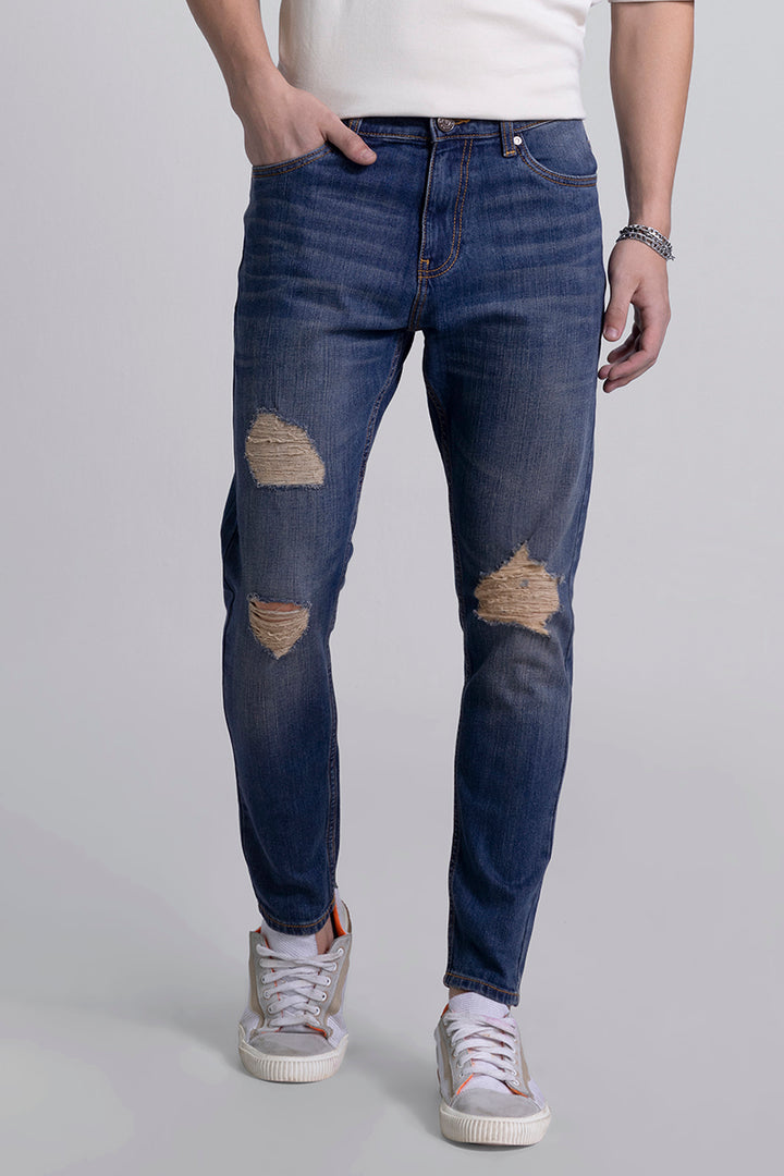 Jack Grunge Blue Skinny Jeans