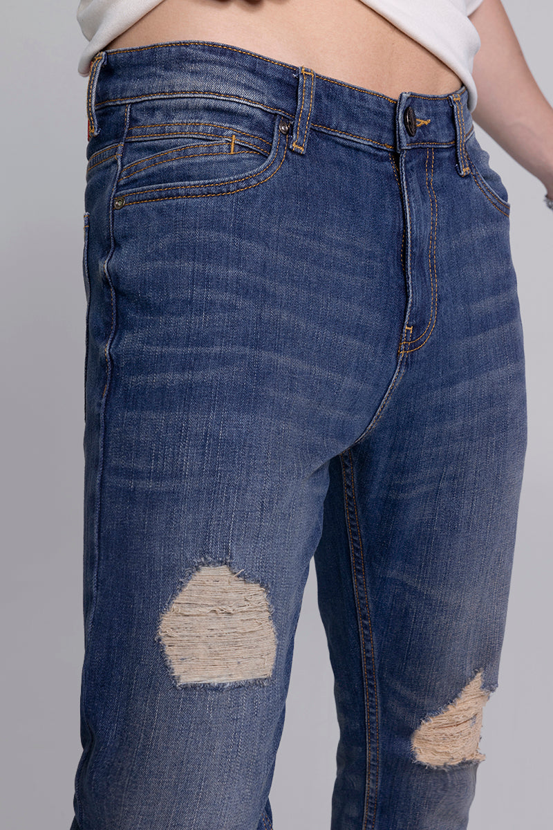 Jack Grunge Blue Skinny Jeans