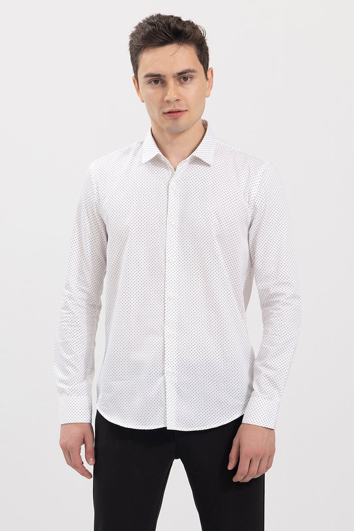 Star Dot White Shirt