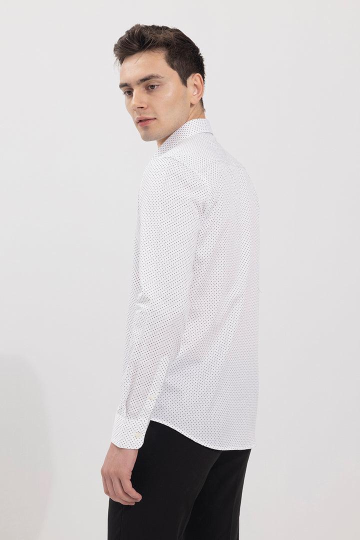 Star Dot White Shirt