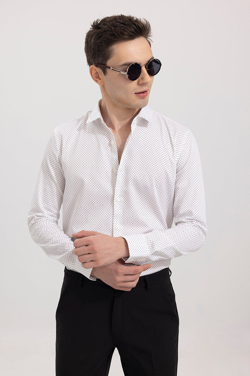 Star Dot White Shirt