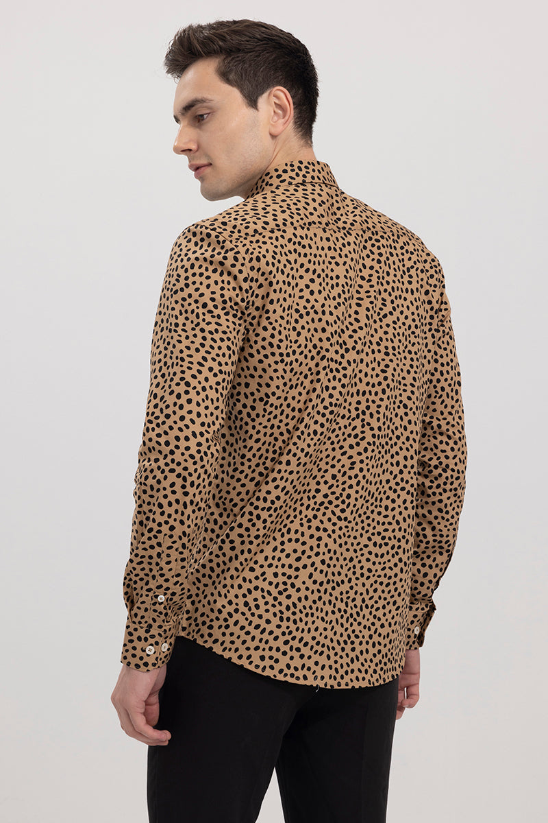 Montage Leopard Brown Shirt