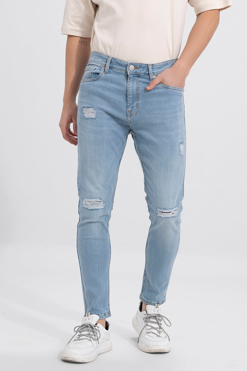 Xander Ocean Blue Skinny Jeans