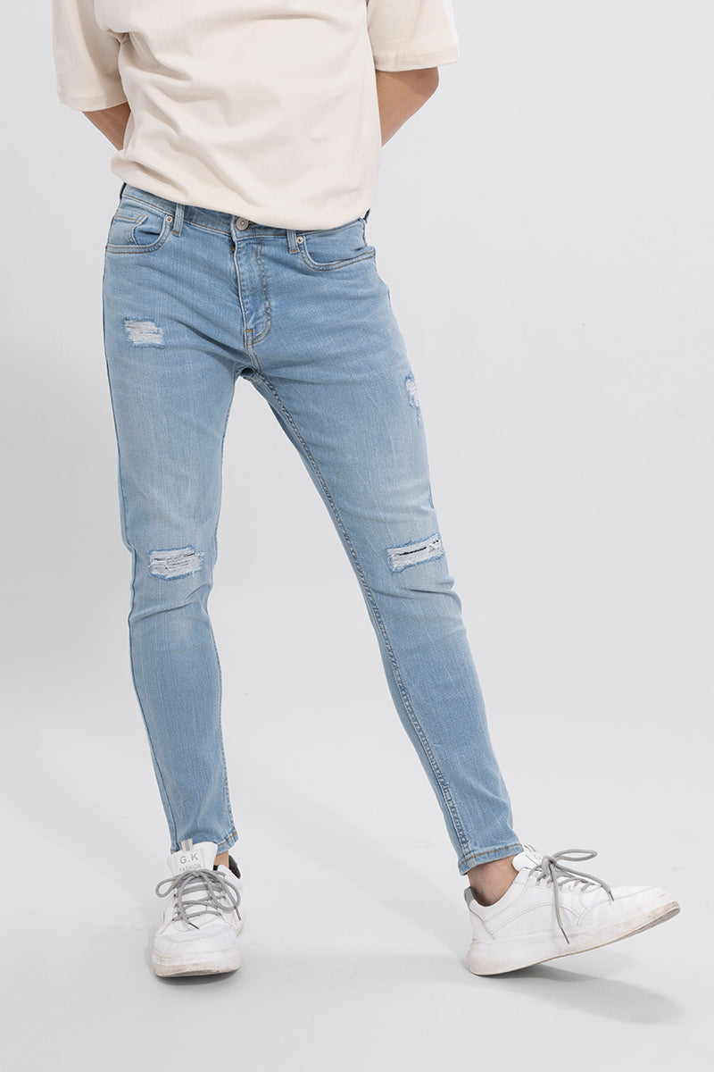 Xander Ocean Blue Skinny Jeans