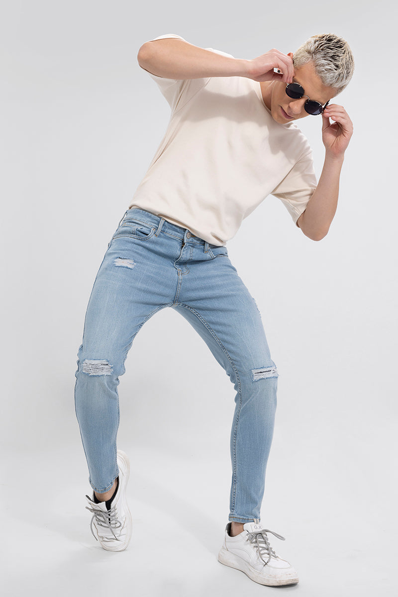 Xander Ocean Blue Skinny Jeans