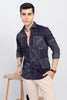 Nomadic Print Grey Melange Shirt