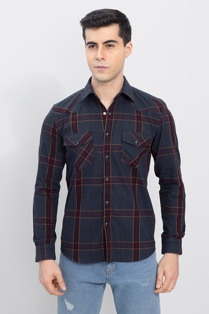 Ronin Ash Grey Corduroy Shirt