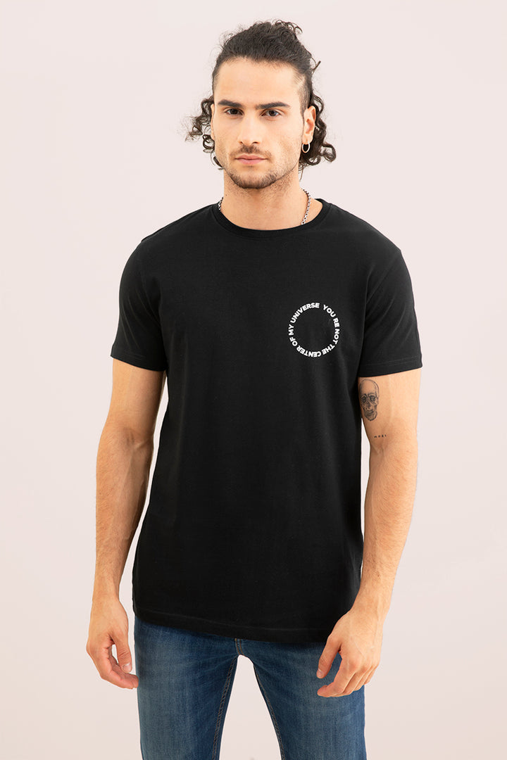 Universe Black T-Shirt - SNITCH