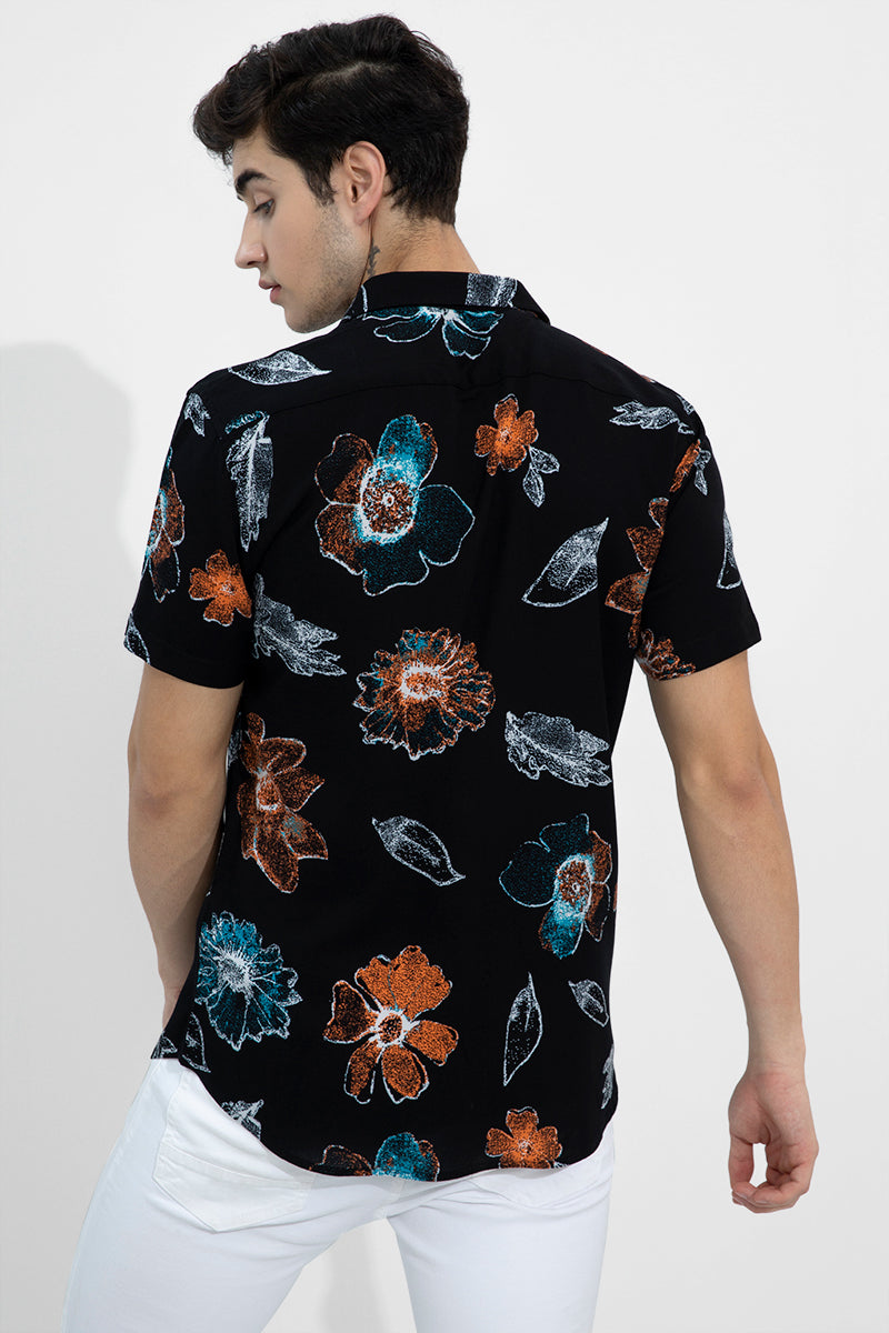 Poppy Black Shirt - SNITCH