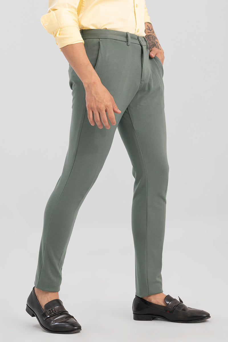 Light Green Solid Men Cotton Formal Slim Fit Trousers at Rs 325 in Bhilwara