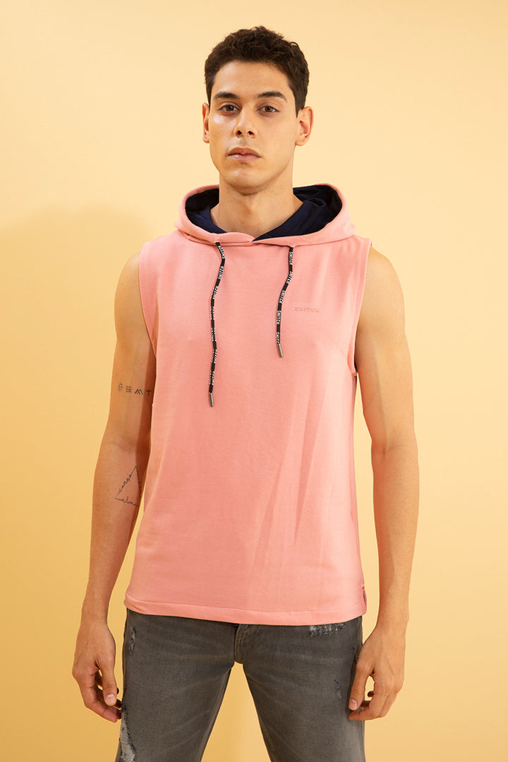 Limber Pink Sleeveless T-Shirt - SNITCH