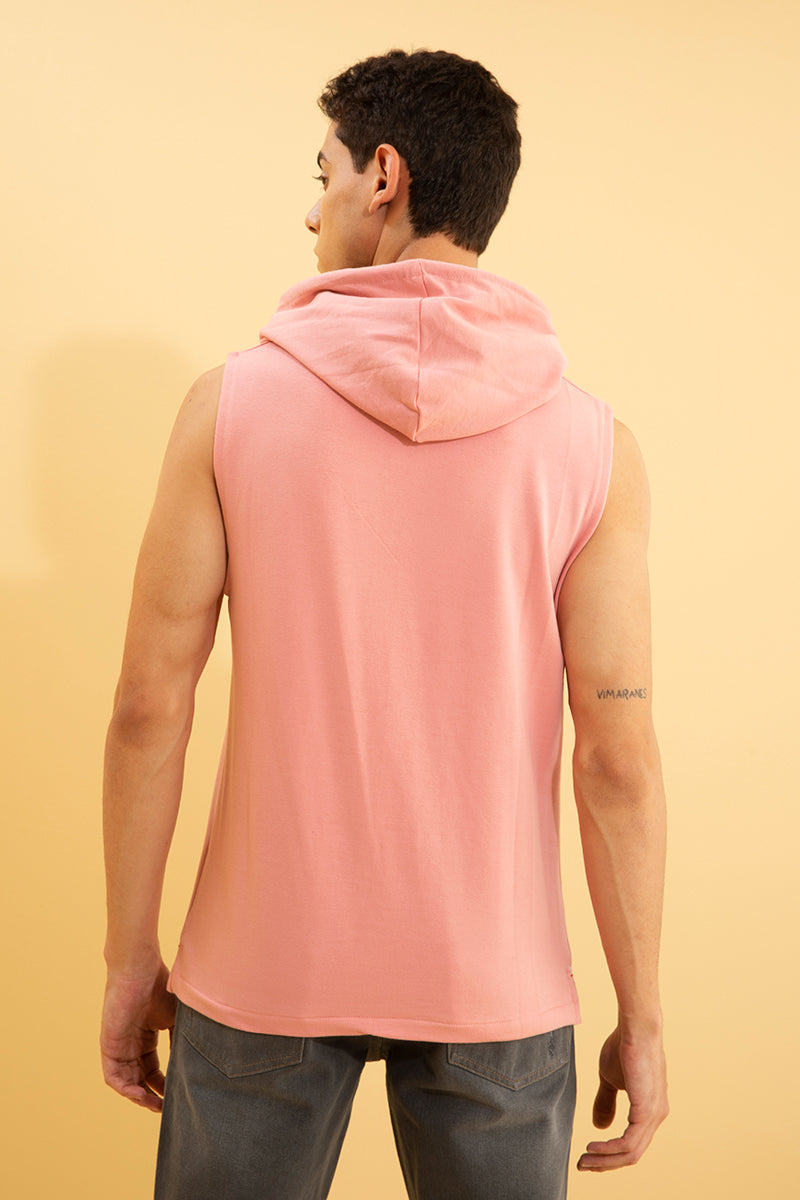 Limber Pink Sleeveless T-Shirt - SNITCH