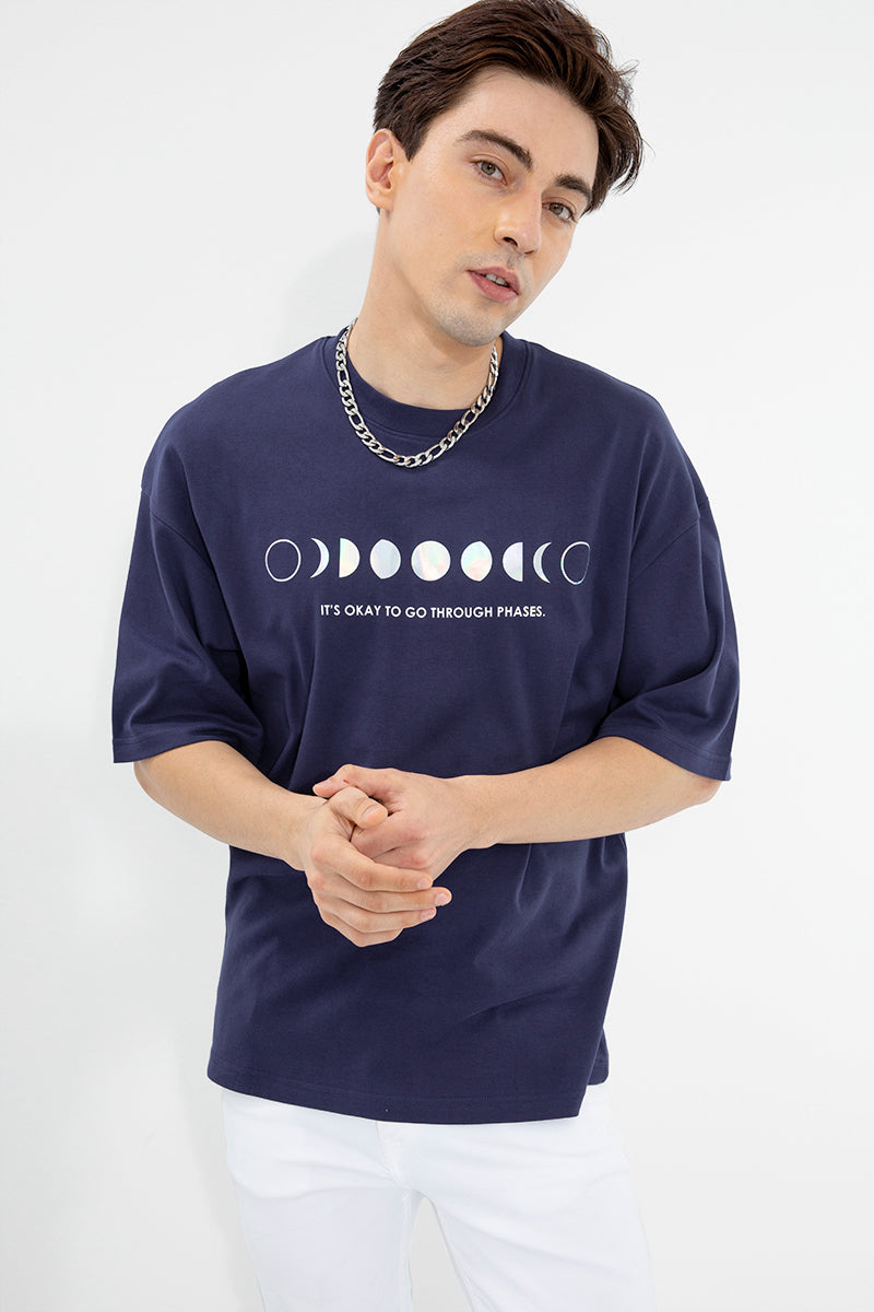 Phases Navy T-Shirt - SNITCH