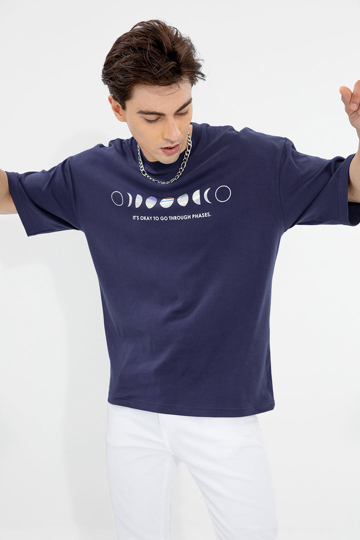 Phases Navy T-Shirt - SNITCH