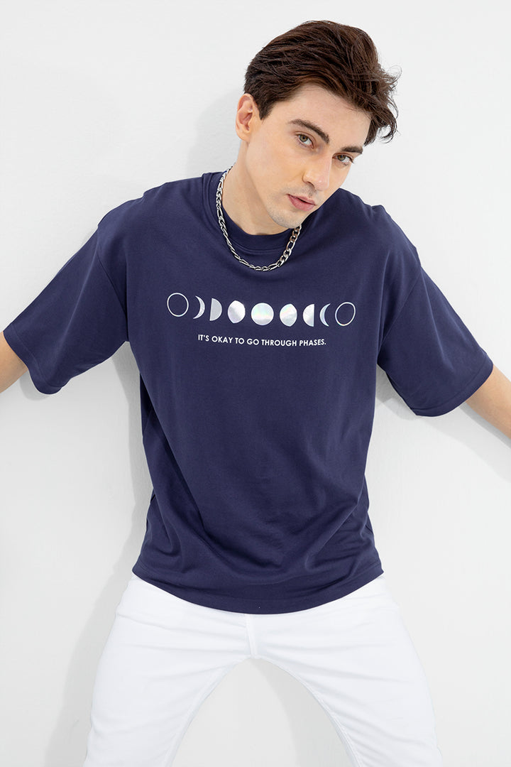 Phases Navy T-Shirt - SNITCH