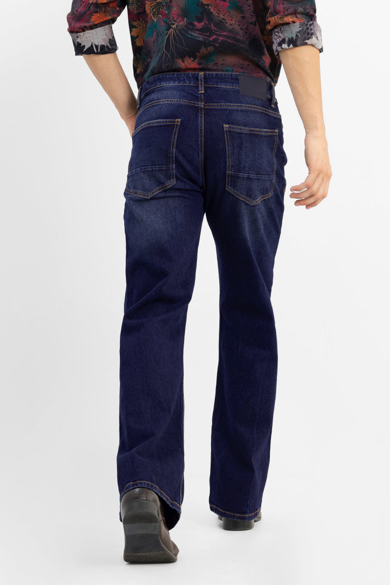 Classic Dark Blue Bootcut Denim