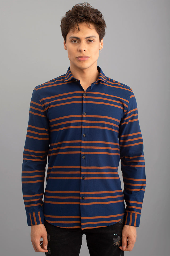 Panache Navy Shirt - SNITCH