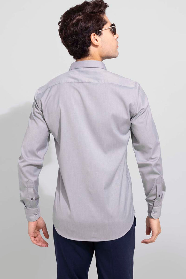 Mist Grey Melange Shirt