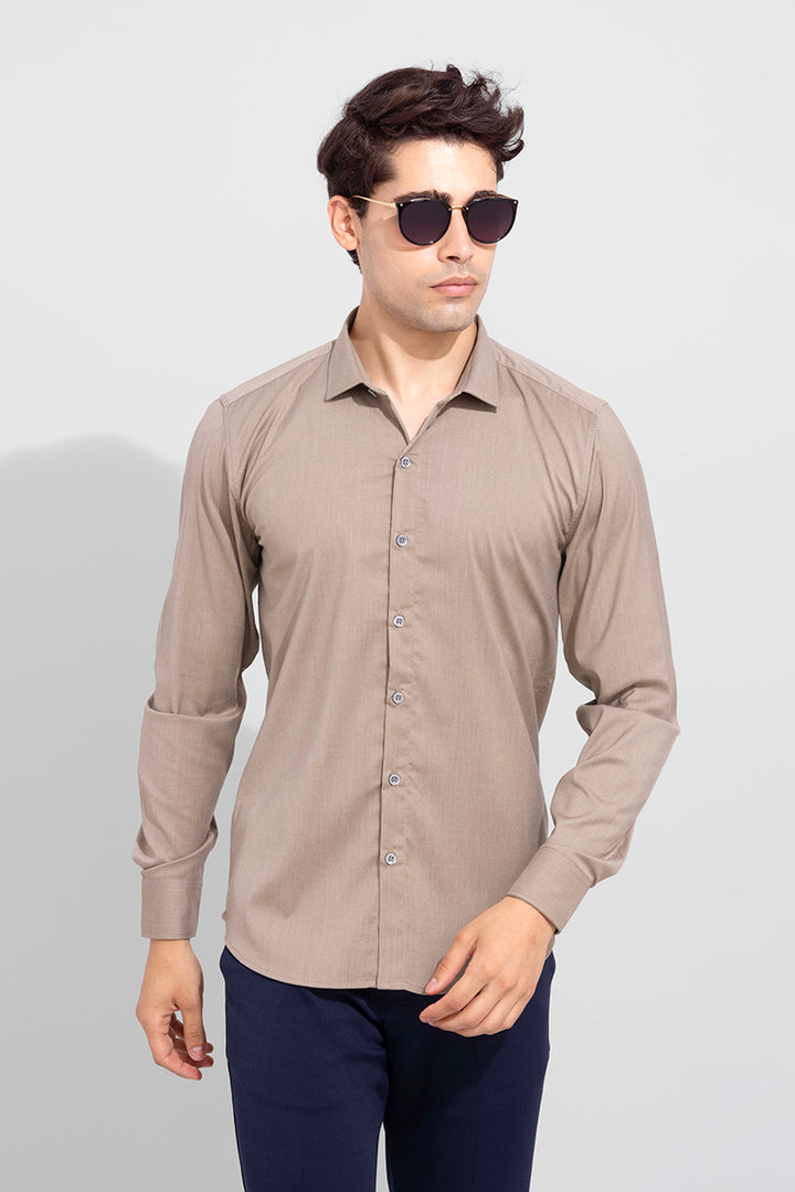 Mist Khaki Melange Shirt