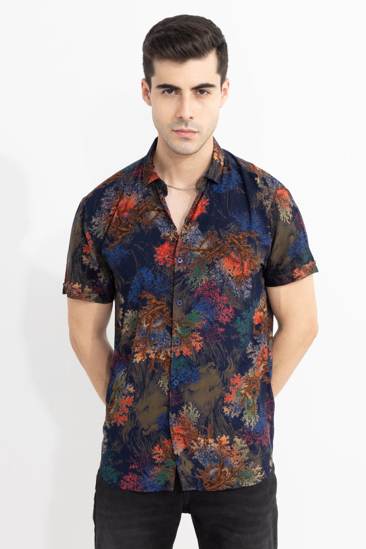 Shrub Navy Shirt