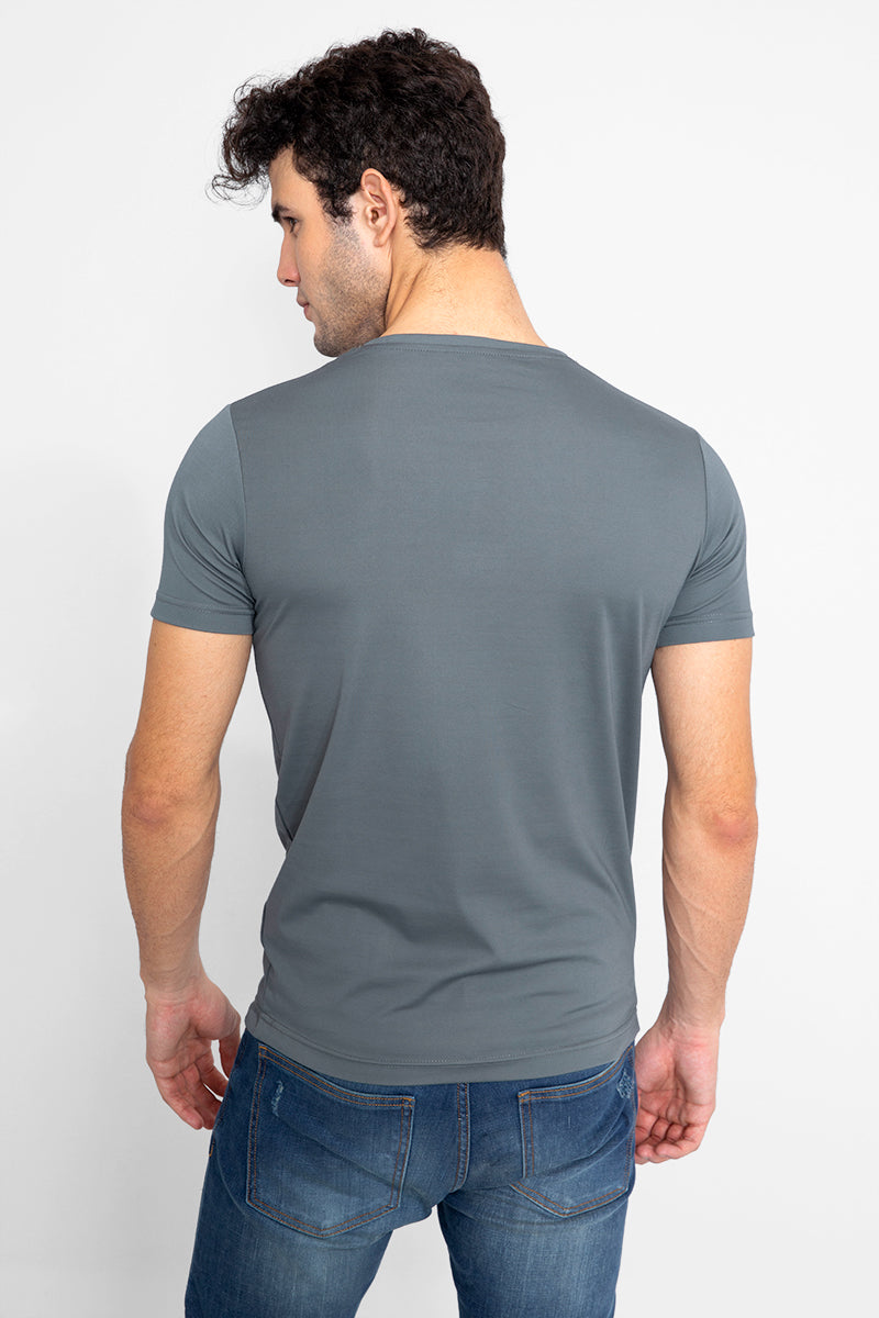 Technical Stone Grey T-Shirt - SNITCH