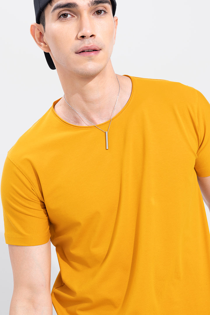 Raw Edge Mustard T-Shirt