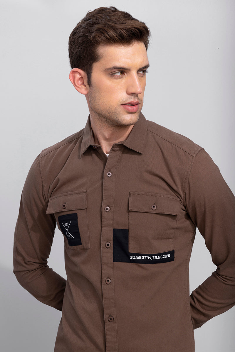 Soldiery Brown Shirt