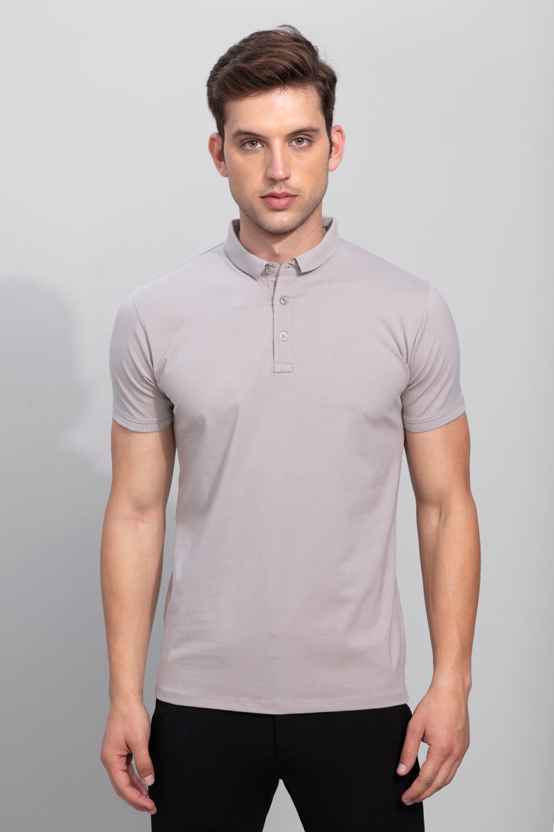 Diego Grey Polo T-Shirt