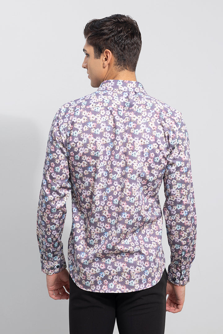 Mini Flower Mauve Shirt