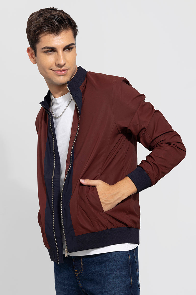 Buy Burgundy Jackets & Coats for Men by VOXATI Online | Ajio.com