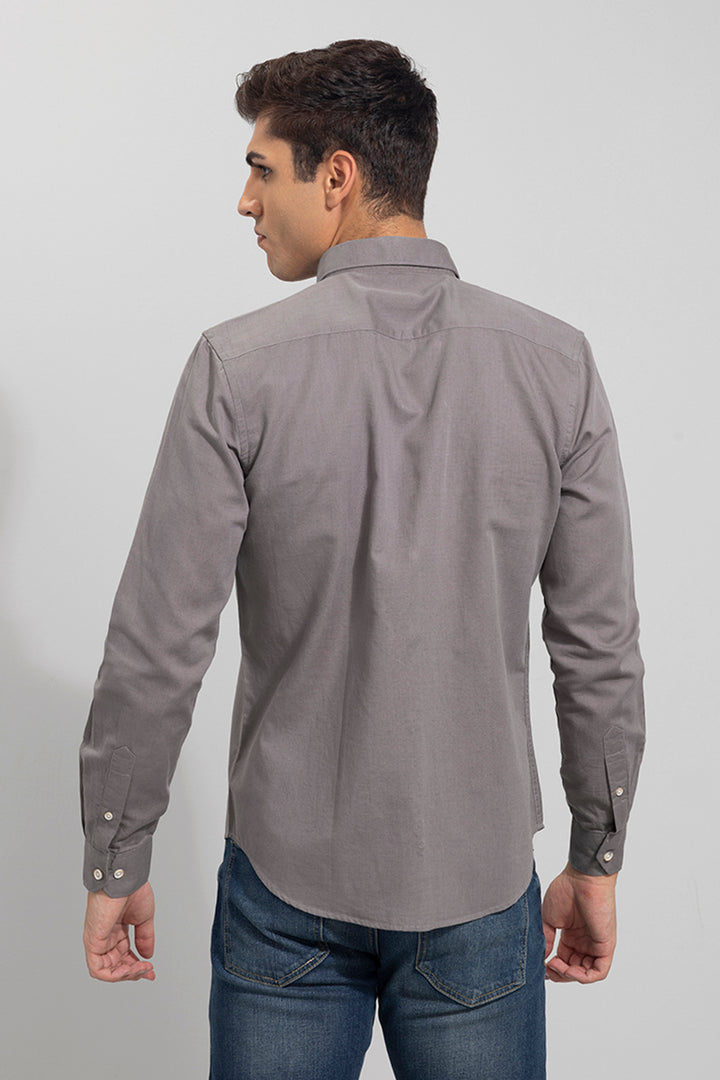 Trig Moth Grey Linen Shirt