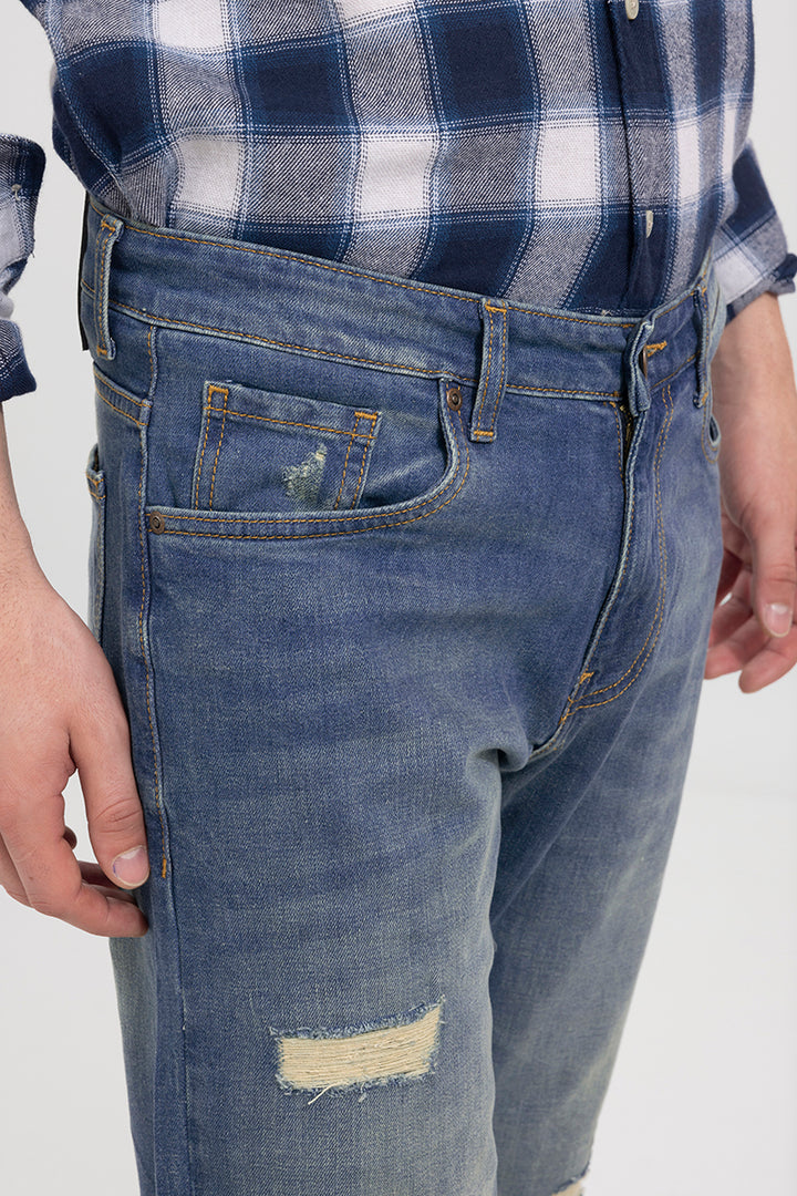 Dexton Blue Bootcut Jeans