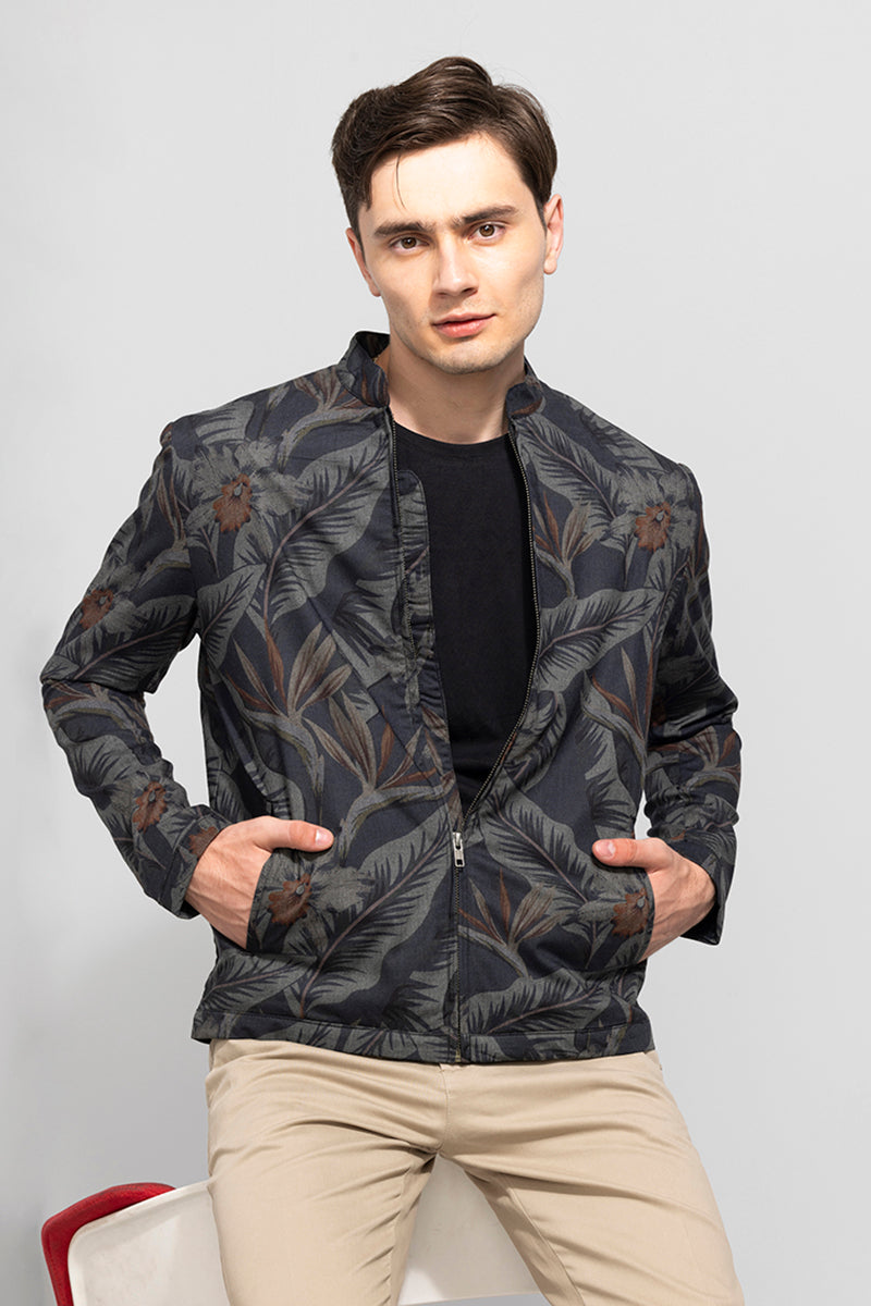 Men's Decontracted Blazer Floral Print Suit Jacket Slim Fit Sport Coat –  MOGU SUIT